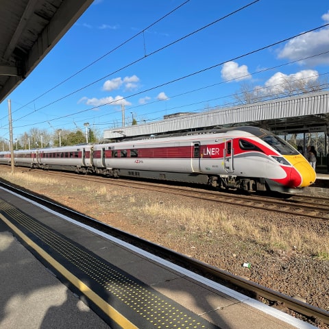 LNER train at Durham Station
